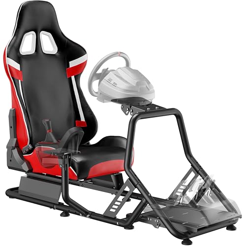 ARES WING Racing Simulator Cockpit with Monitor Mount and Seat P60837
