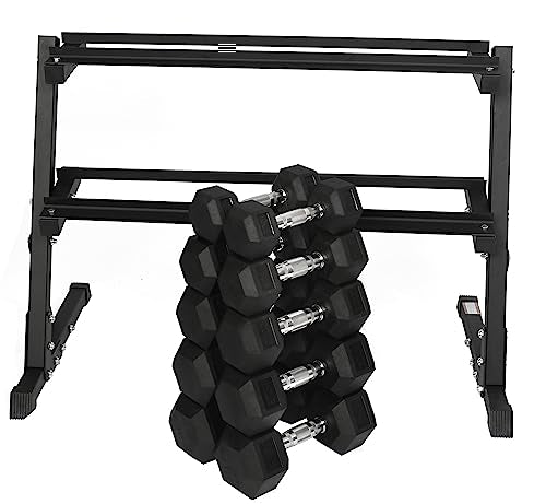 Rubber Coated Hex Dumbbell Weight Set R443
