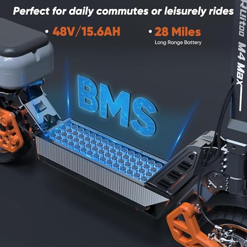 Ruitoo Electric Scooter 1000W Motor, Foldable Off Road E-Scooter for Adults I897875