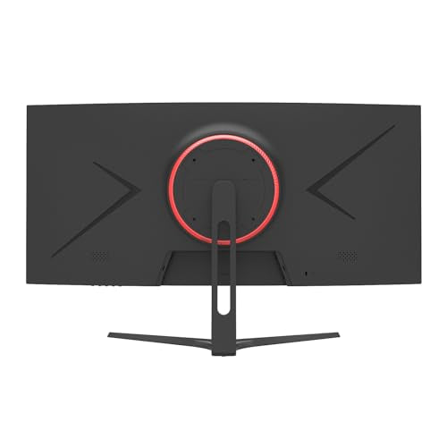 CRUA 30Inch Ultrawide Curved Monitor, 21:9 WFHD 2560x1080P, 100Hz, VA Panel, Black Y8772