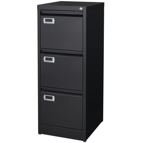 2 Drawer Vertical File Cabinet with Lock for Letter Size, Steel Office Storage Y50014