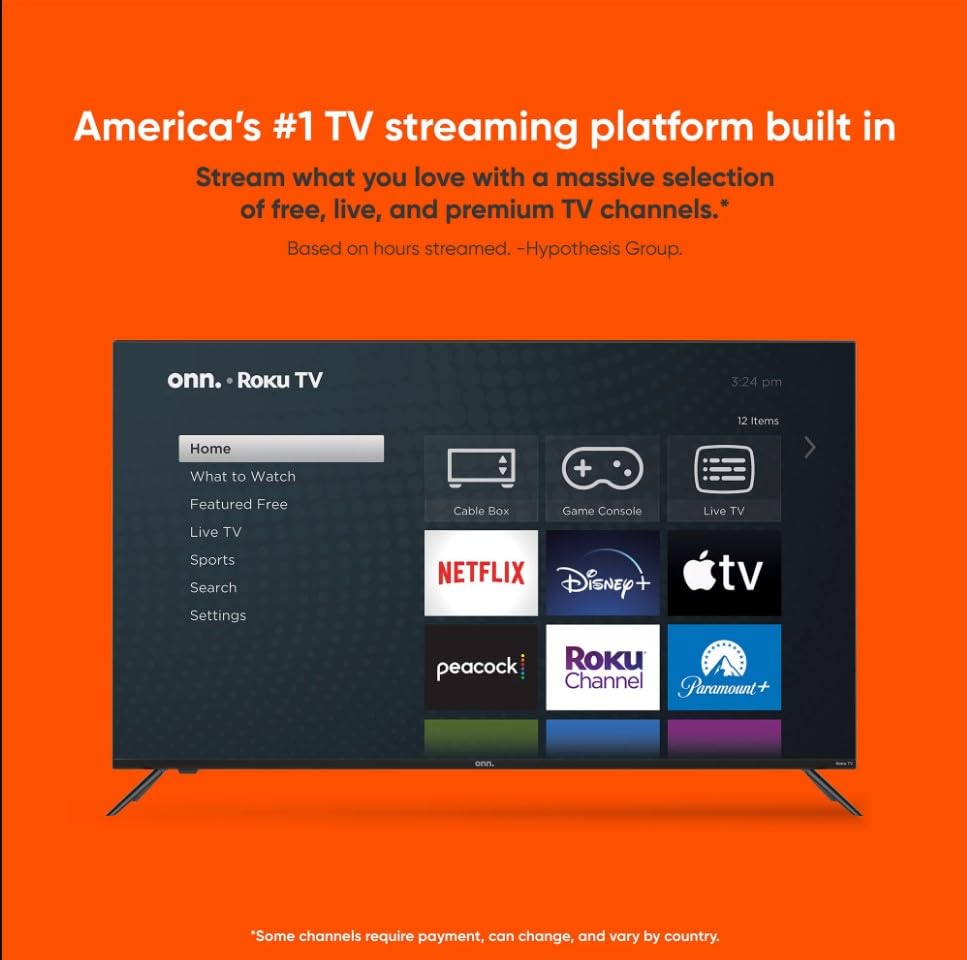 ONN 50-Inch Class 4K Ultra HD LED Smart TV HDR (Renewed) Q782206