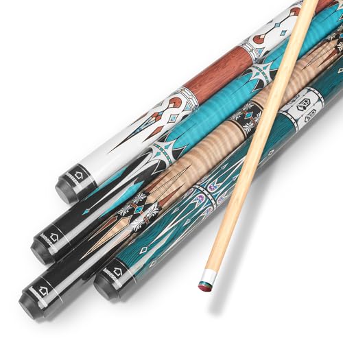 HomeSeason Pool Cue Stick 57" Low Deflection Billiard Cue Z435367