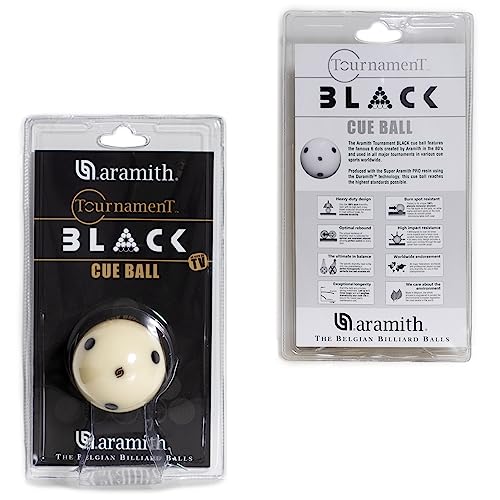 Aramith Tournament Black Billiard Pool Cue Ball 2 1/4" B972795
