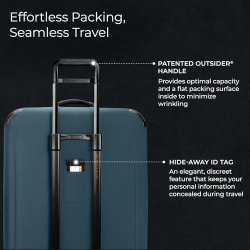 Briggs & Riley 22" Carry On Expandable Spinner - Softside Luggage, Black G487462
