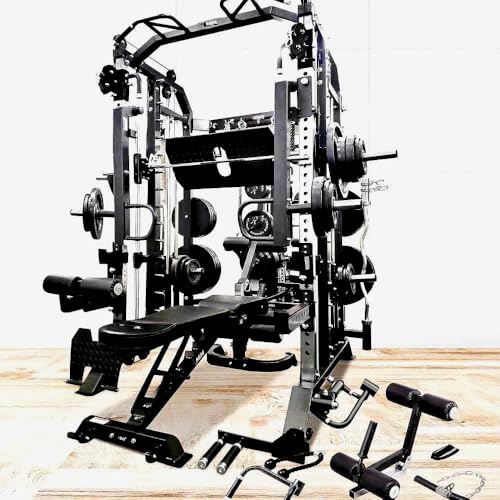 MiM USA Hercules EX Commercial All in One Gym Machine with 400 lb Weight Stack W526181