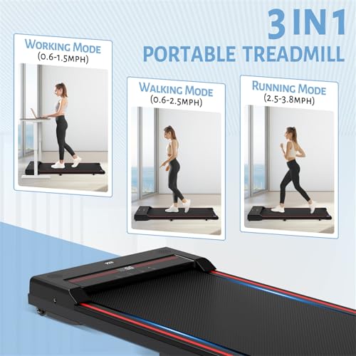 Sperax Walking Vibration Pad with APP, 3 in 1 Under Desk Treadmill M5277