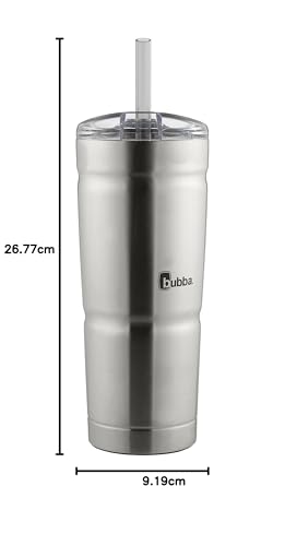 Bubba Vacuum Insulated Stainless Steel Tumbler with Straw 24oz 2 Pack X31903