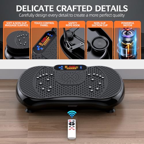 Vibration Plate Exercise Machine for Full Body Workout at Home Q99449