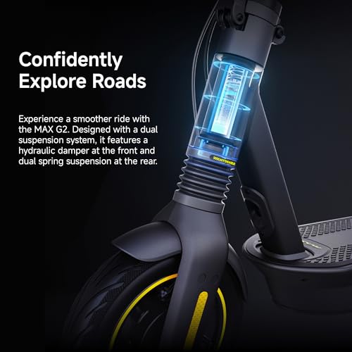 Segway Ninebot MAX Electric Kick Scooter for Adults, Dual Suspension K1675