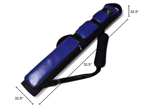 Champion Nylon/Leatherette Billiard Pool Cue Stick Hard Carrying Case Y844595