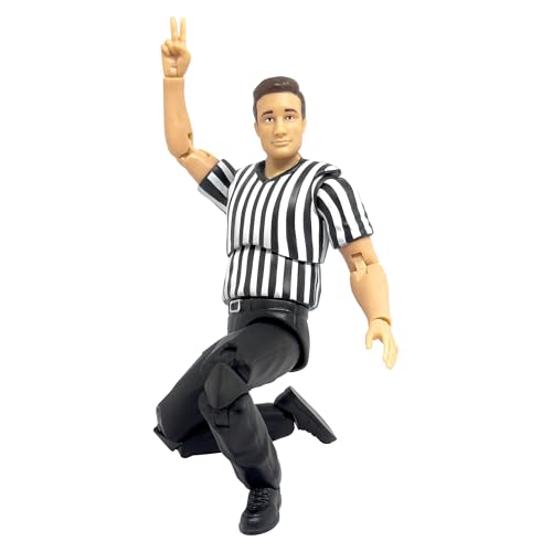 Referee Action Figure with Articulation for Wrestling Figures Q93176