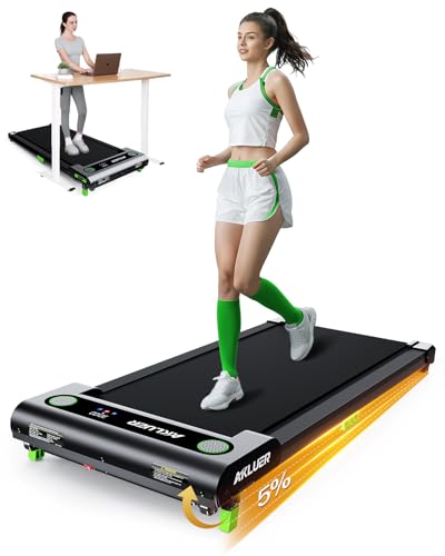 Akluer Walking Pad with Incline, 2.5 HP Under Desk Treadmill for Home L144230