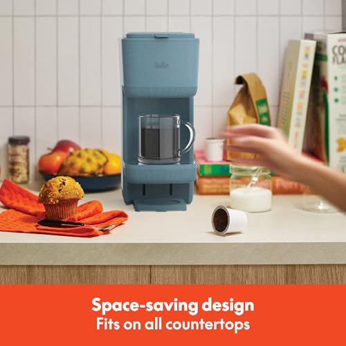 BELLA Single Serve Coffee Maker, K Cup & Ground Compatible, Auto Shutoff X237