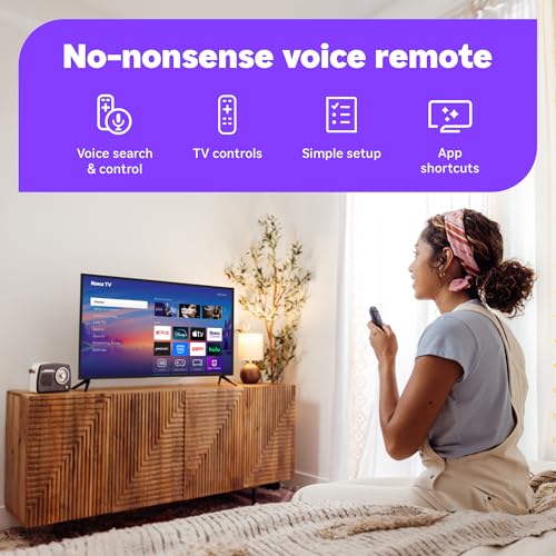 Roku Smart TV 40-Inch Select Series 1080p Full HD LED Television with Voice Remote P76588