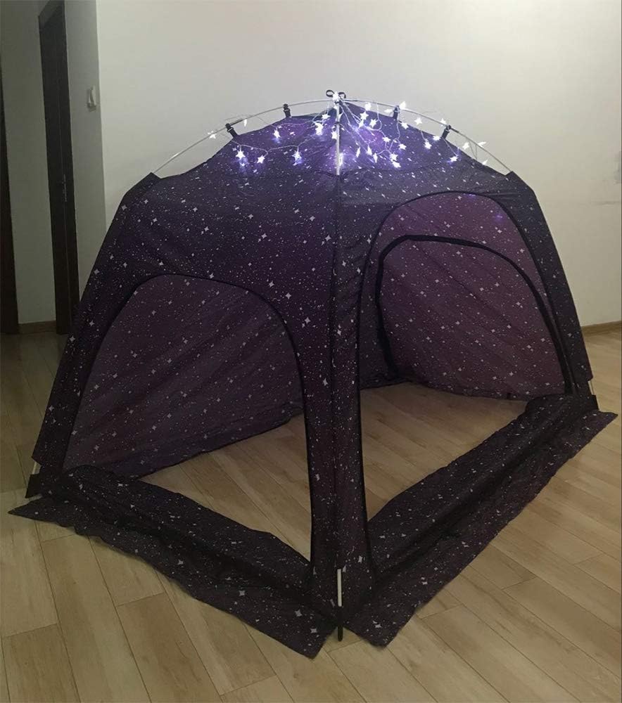 Laylala® Indoor Privacy and Play Tent on Bed for Warm Starlight A130