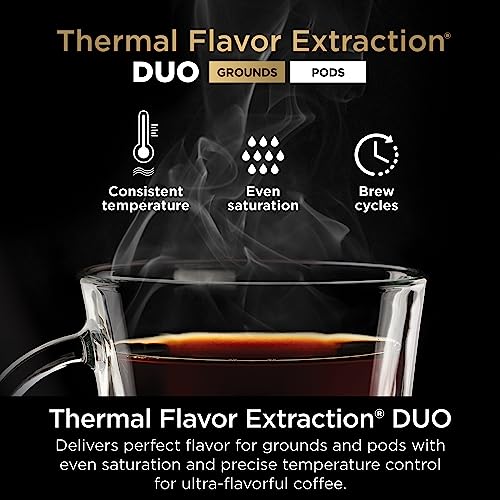Ninja DualBrew Pro Specialty 12-Cup Coffee Maker with K-Cup Combo, Single Serve & Drip, Permanent Filter Included U419373