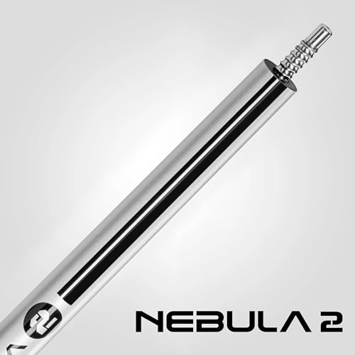 RHINO Nebula 2 Pool Cue - Carbon Fiber Shaft, Composite Butt, 12.4mm B23495