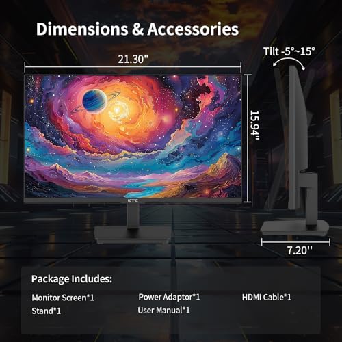 25 Inch Portable Smart TV with Touchscreen, Android 14, 8GB RAM + 128GB Storage A4881