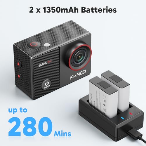 AKASO EK7000 Pro 4K Action Camera with Touch Screen, Waterproof G537