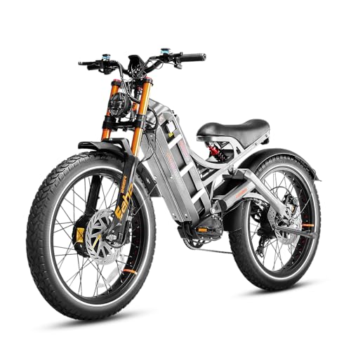 Romeo Pro 3 Electric Bike for Adults 5000W Dual Motor 60V 80Ah Fat Tire Full Suspension I27752