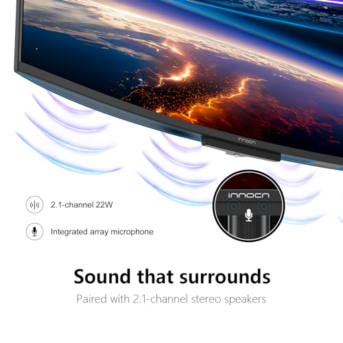 INNOCN 49" Curved Ultrawide Gaming Monitor 120Hz QHD 32:9 E79455