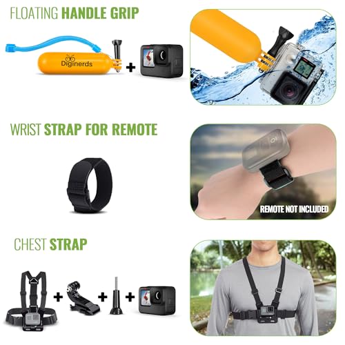 GoPro HERO13 Black Waterproof Action Camera with 5.3K HDR Video + 64GB Card & Accessory Kit E479