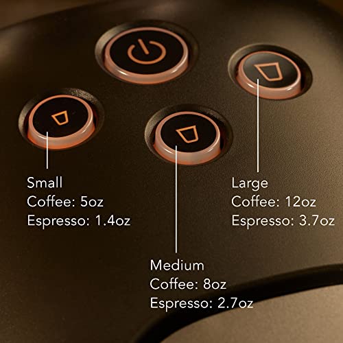 L'OR Barista System Coffee and Espresso Machine Combo by Philips, Matte Black W80885