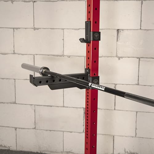 SF-SS1 3" x 3" Power Rack Squat Stand with J-Hooks and Safety Spotter Arms X542596
