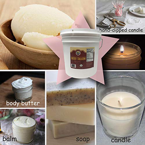 Grass Fed Beef Tallow by Cornhusker Kitchen, 7.5 Lbs O995