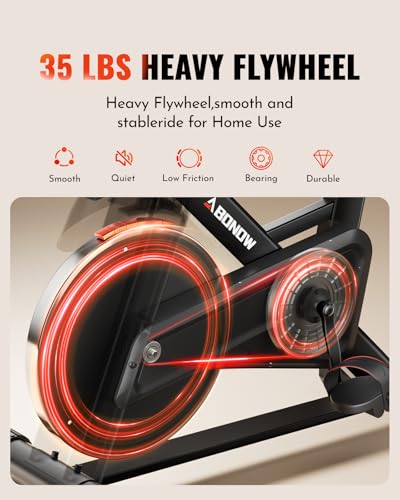 Exercise Bike, Low Noise Indoor Cycling Bike with Adjustable Brake Pad M526
