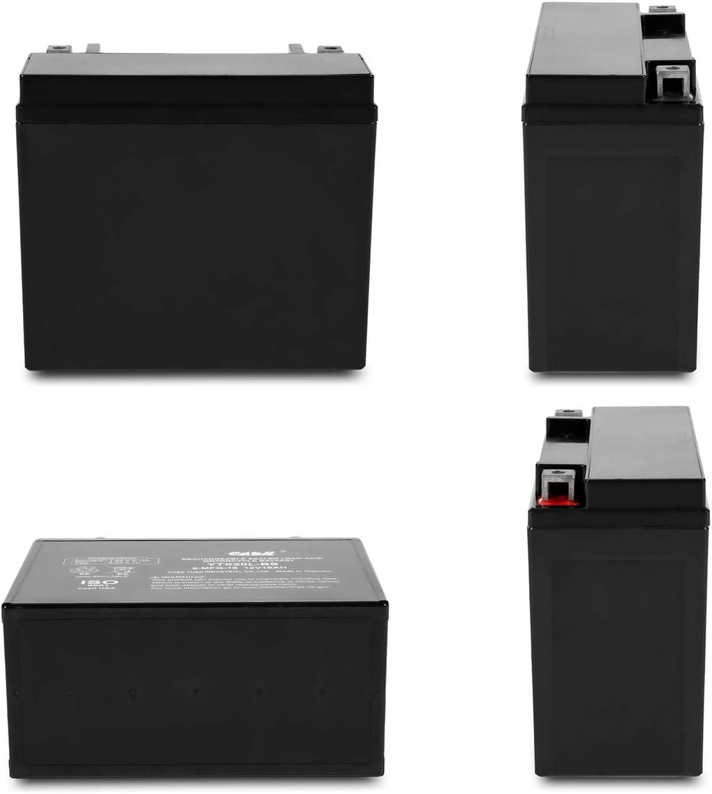YTX20L-BS Sealed AGM Battery for Motorcycle ATV UTV Snowmobile S992506