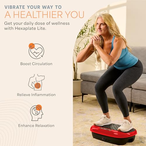 Lifepro Vibration Plate Exercise Machine with Magnetic Acupoints for Full Body Fitness P3479