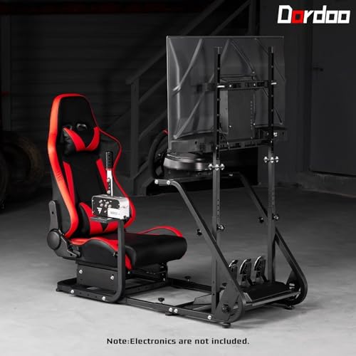 Dardoo G923 Racing Simulator Cockpit with Red Seat L731625