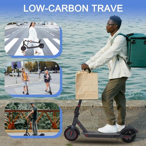 350W Adult Electric Scooter with 8.5" Solid Tires and Dual Braking System V200