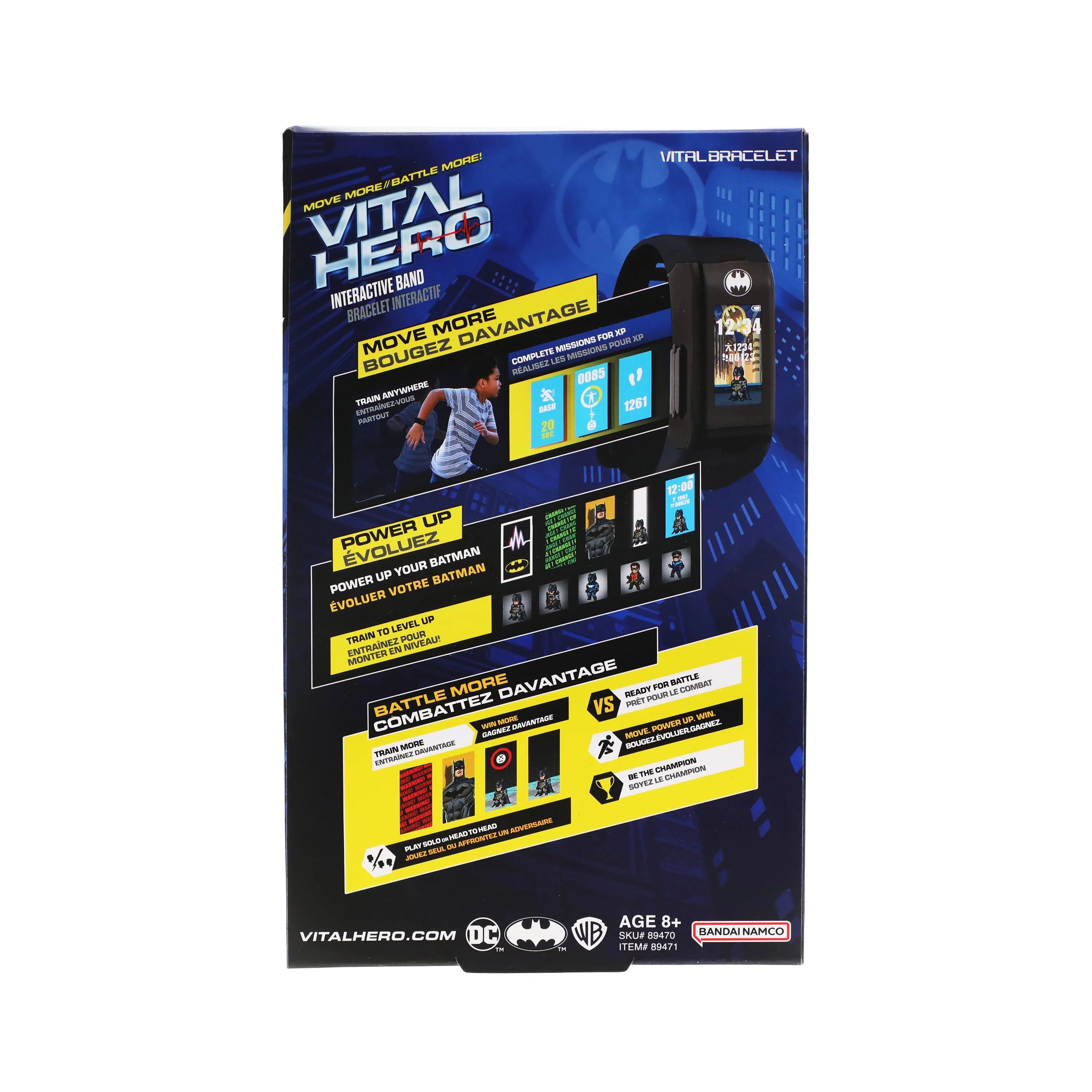 Vital Hero Batman Interactive Band with Watch and Heart Rate C9088