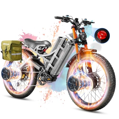 Romeo Pro 3 Electric Bike for Adults 5000W Dual Motor 60V 80Ah Fat Tire Full Suspension I27752