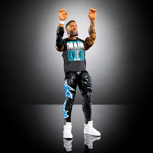 Mattel WWE Top Picks Elite Action Figure Jey Uso 6-Inch Collectible Set V4761