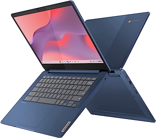 Lenovo Chromebook 14" FHD Touchscreen Laptop, 8-Core MediaTek Processor, 4GB RAM, 64GB, Chrome OS, Abyss Blue U8937
