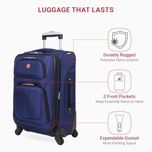 SwissGear Sion Softside Expandable Luggage, Black, 29-Inch C81483
