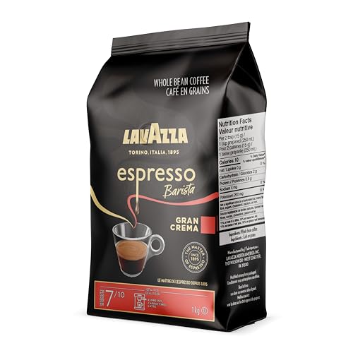 Lavazza Espresso Barista Gran Crema Whole Bean Coffee, Medium Roast, 2.2 lb Bag P593134