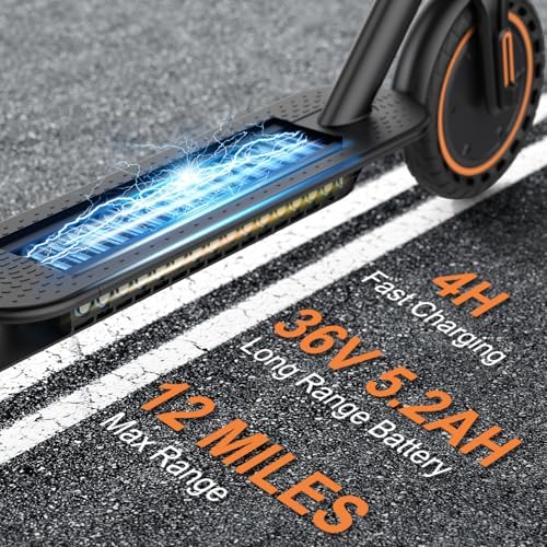 VOLPAM Electric Scooter, 350W/500W, 8.5"/10" Tires, Folding E-Scooter with Dual Braking Q653200