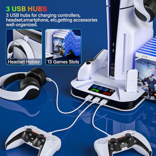 PS5 Cooling Station with Controller Charging for PlayStation 5 Slim & Pro N2468