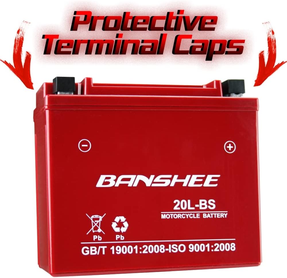 Banshee 20L-BS Maintenance Free Battery YTX20L-BS N8116
