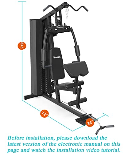 SincMill Home Gym Multifunctional Full Body Workout Equipment R3258