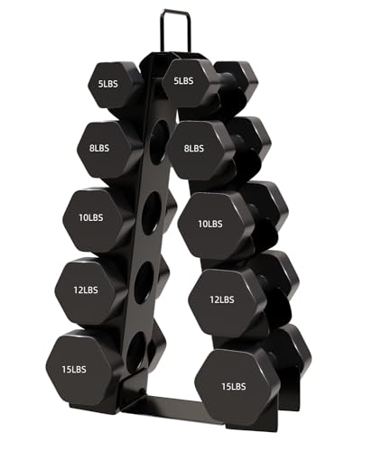 OKUGAFIT Compact A-Frame Dumbbell Rack for Home Gym D110256