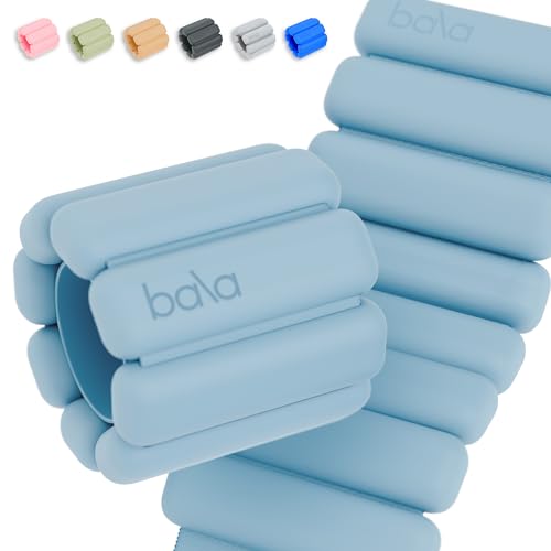 Bala Bangles Wrist & Ankle Weights Adjustable Silicone Set for Women Men Y10032