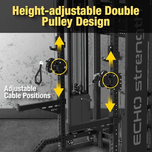 Commercial Functional Trainer Cable Machine with Dual Weight Stacks E209