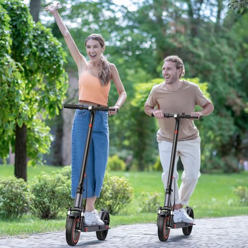 VOLPAM Electric Scooter, 350W/500W, 8.5"/10" Tires, Folding E-Scooter with Dual Braking Q653200