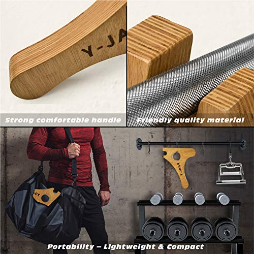 Yes4All Deadlift Jack Barbell Stand for Weight Training W456663